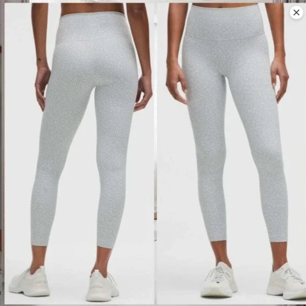 Lululemon Wunder Train High-Rise Tight | Leopard Daisy Starlight | Size: 8